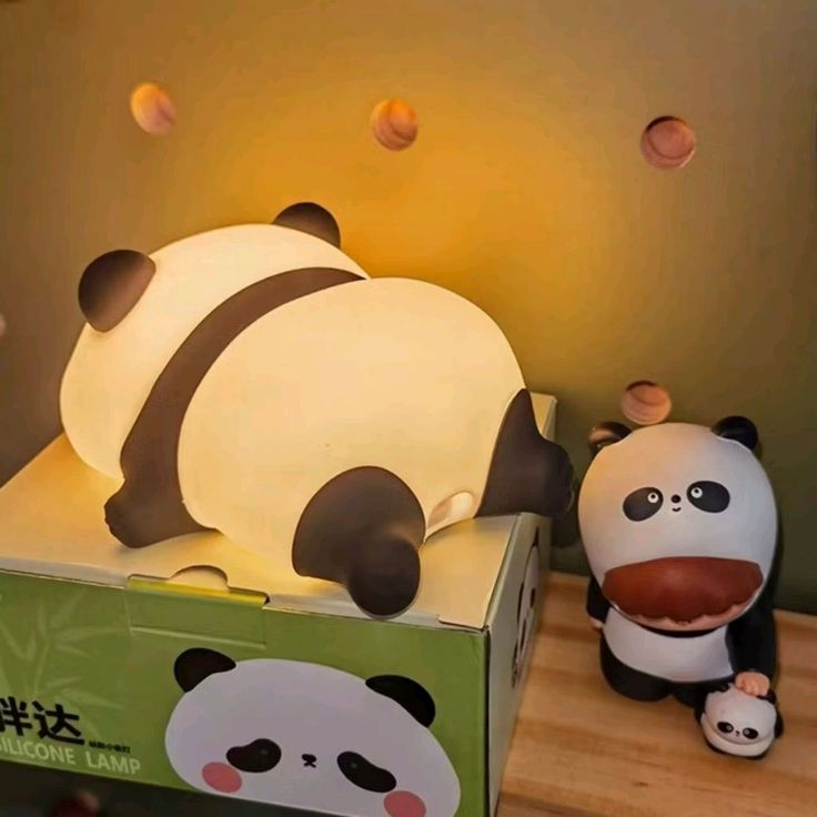 Cute Silicone Panda Night Lamp – Rechargable Night Lamp