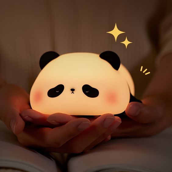 Cute Silicone Panda Night Lamp – Rechargable Night Lamp