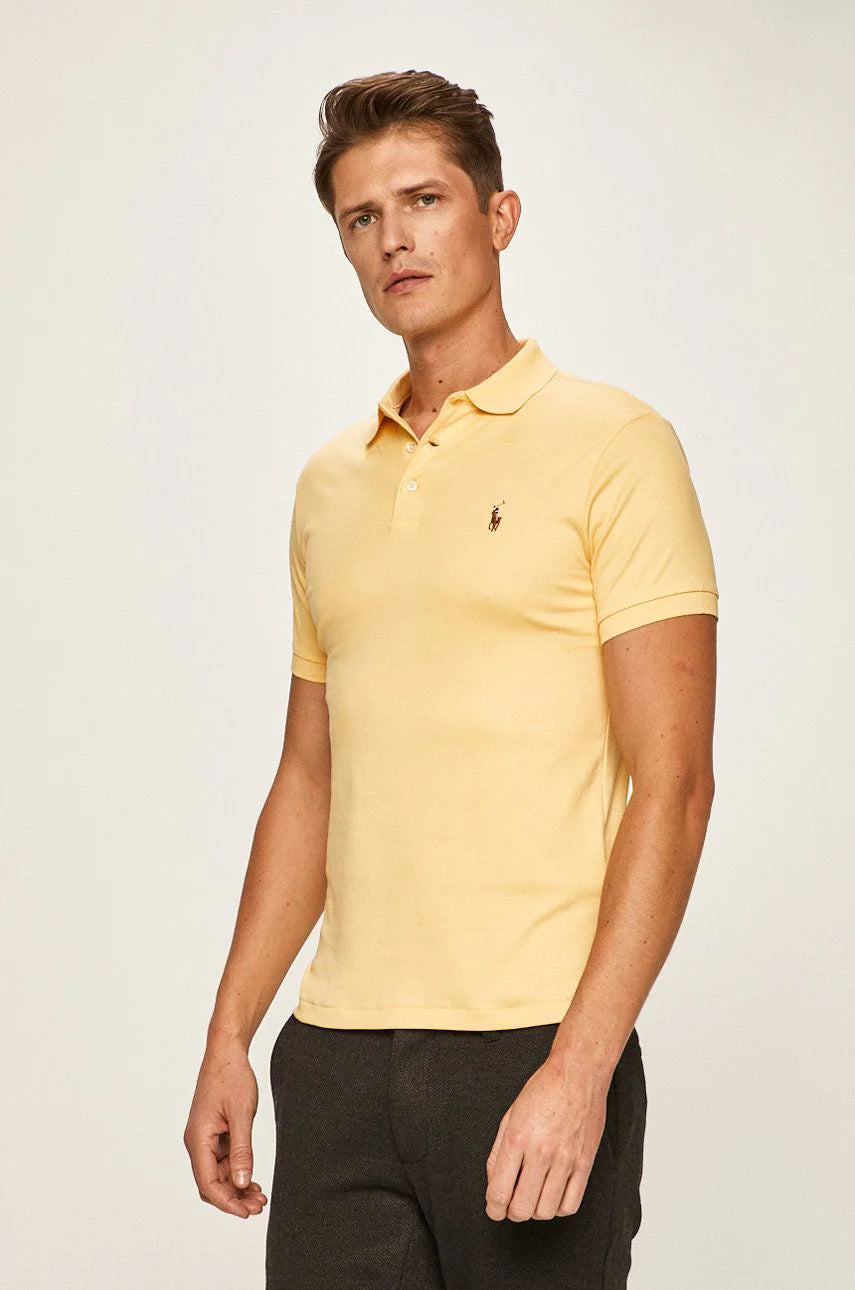 Yellow Plain Polo shirt