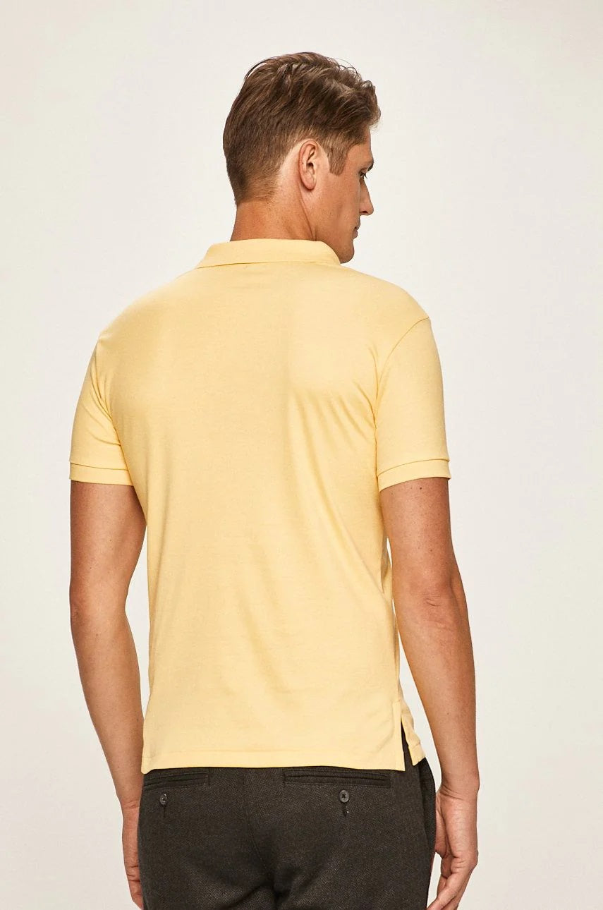 Yellow Plain Polo shirt